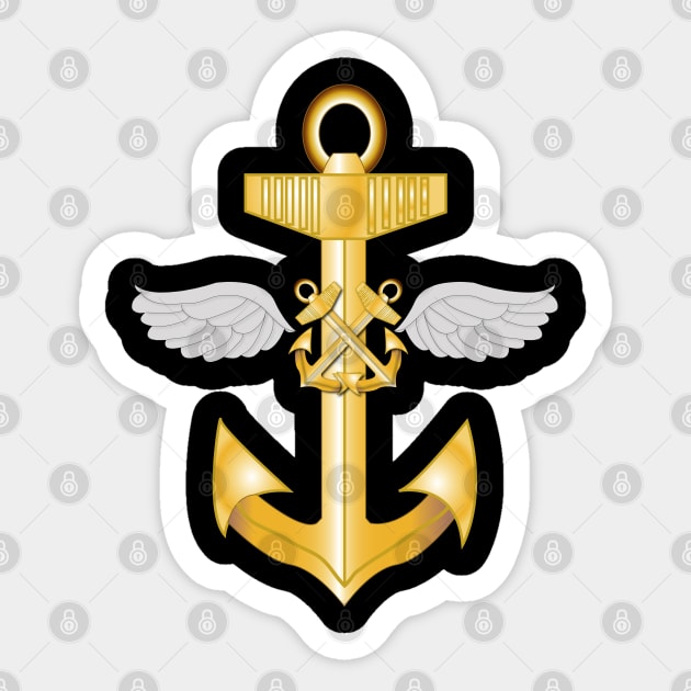 POCKET - Aviation Boatswain's Mate Pin wo Txt Sticker by twix123844